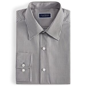 Club Room Mens Checkered Button Up Shirt, NWT